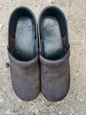 Dansko Women’s Brown Leather Clog - Slip-On Comfort